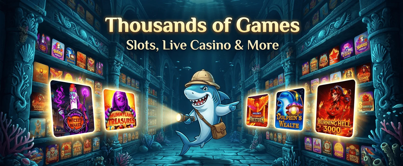 Canada online casino slots and live games lobby